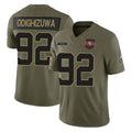 BIPIHUC SF.49ers #92 Osa Odighizuwa Player Olive 2025 Salute To Service Limited Home Game Stitched Jerseys