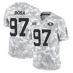 BIPIHUC SF.49ers #97 Nick Bosa Player Arctic Camo Limited Salute To Service Home Game Stitched Jerseys