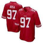 BIPIHUC SF.49ers #97 Nick Bosa Player Red Home Game Stitched Jerseys