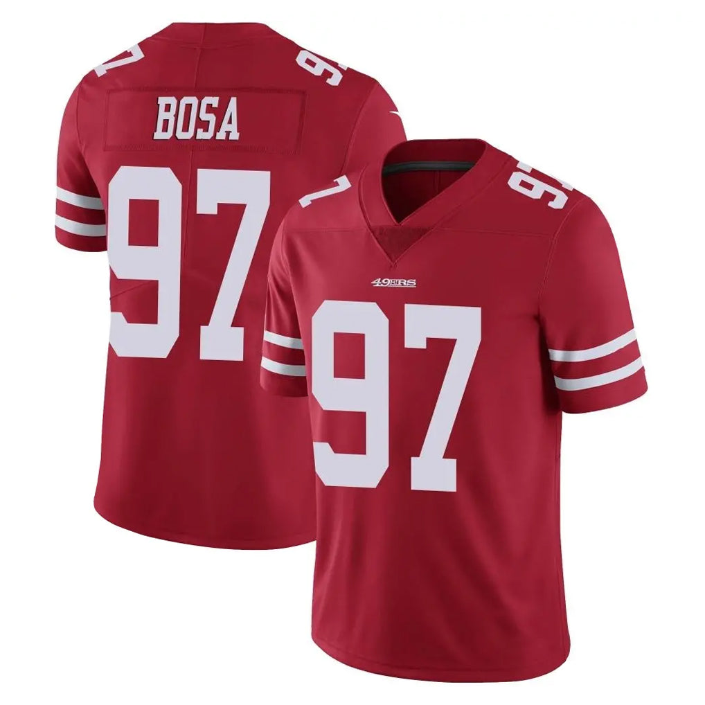 BIPIHUC SF.49ers #97 Nick Bosa Player Red Limited Vapor Untouchable Home Game Stitched Jerseys