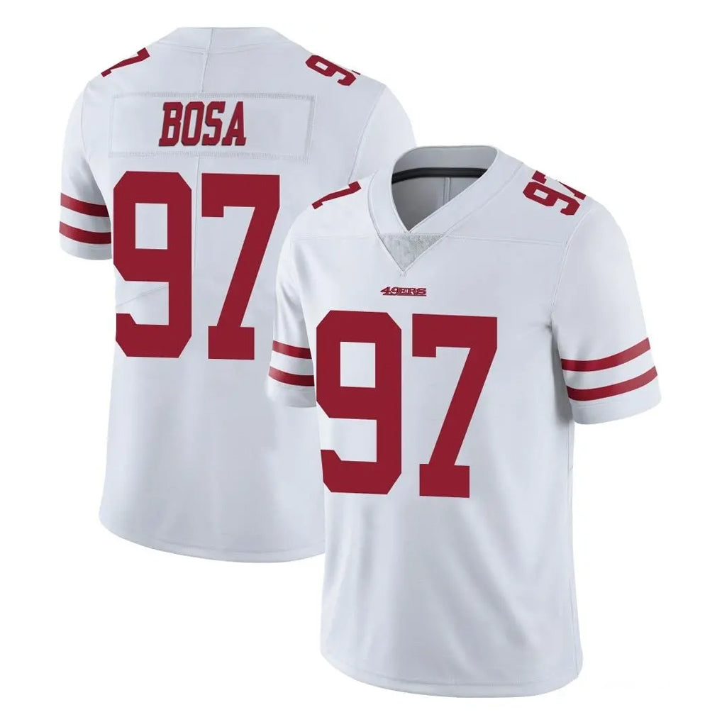 BIPIHUC SF.49ers #97 Nick Bosa Player White Limited Vapor Untouchable Home Game Stitched Jerseys