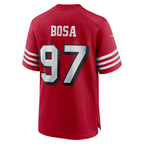 BIPIHUC SF.49ers #97 Nick Bosa Scarlet Alternate Game Stitched Jerseys