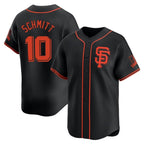 BIPIHUC SF.Giants #10 Casey Schmitt Player  Black 2026 Home Limited Stitched Jerseys