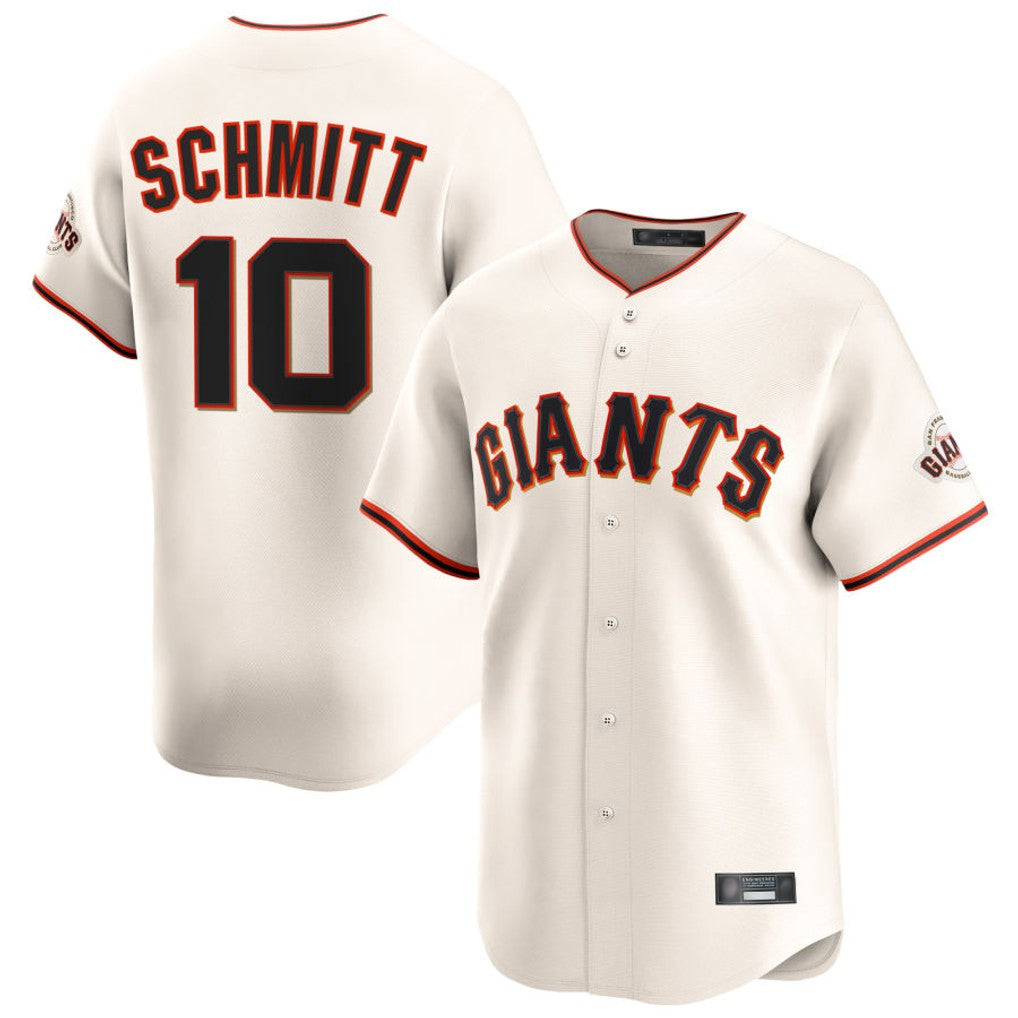 BIPIHUC SF.Giants #10 Casey Schmitt Player Cream Home Limited Stitched Jerseys