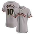 BIPIHUC SF.Giants #10 Casey Schmitt Player Gray Home Limited Elite Stitched Jerseys