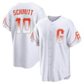 BIPIHUC SF.Giants #10 Casey Schmitt Player White City Connect Home Game Stitched Jerseys