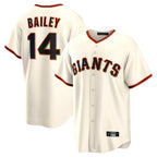 BIPIHUC SF.Giants #14 Patrick Bailey Player Cream Home Game Stitched Jerseys