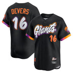 BIPIHUC SF.Giants #16 Rafael Devers Player Black 2025 City Connect Home Limited Stitched Jerseys