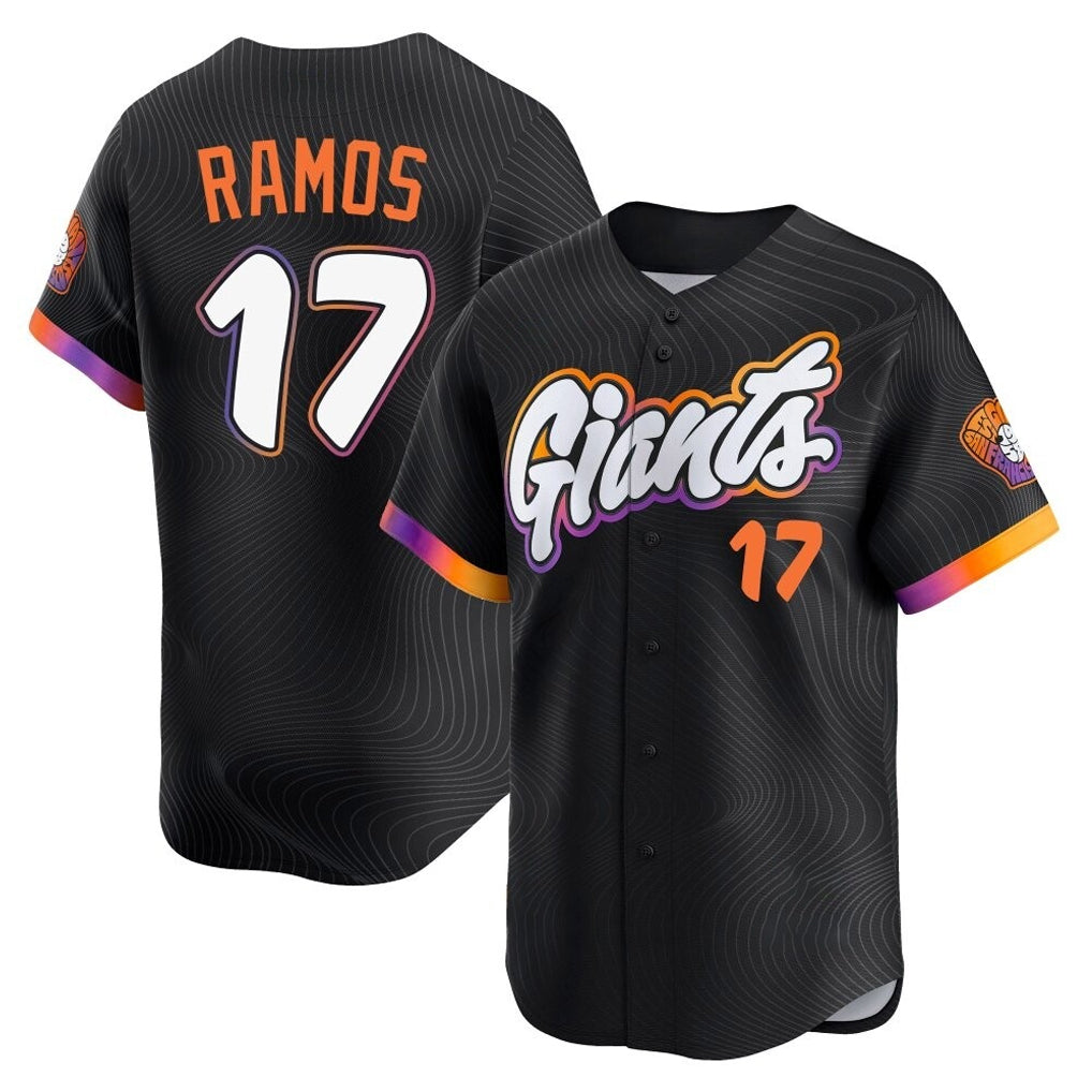 BIPIHUC SF.Giants #17 Heliot Ramos Player Black 2025 City Connect Home Limited Stitched Jerseys