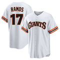 BIPIHUC SF.Giants #17 Heliot Ramos Player White Home Game Stitched Jerseys