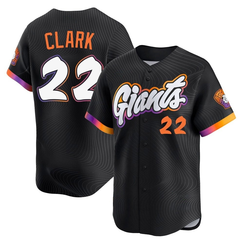 BIPIHUC SF.Giants #22 Will Clark Player Black 2025 City Connect Home Limited Stitched Jerseys