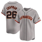 BIPIHUC SF.Giants #26 Matt Chapman Player Gray Home Limited Stitched Jerseys