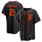 BIPIHUC SF.Giants #2 Willy Adames Player  Black 2026 Home Game Stitched Jerseys