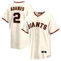 BIPIHUC SF.Giants #2 Willy Adames Player Cream Home Game Stitched Jerseys