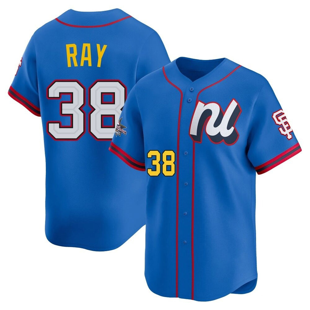 BIPIHUC SF.Giants #38 Robbie Ray Player Blue National League All-Star Edition Limited Stitched Jerseys