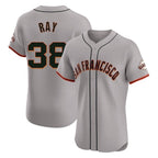 BIPIHUC SF.Giants #38 Robbie Ray Player Gray Home Limited Elite Stitched Jerseys