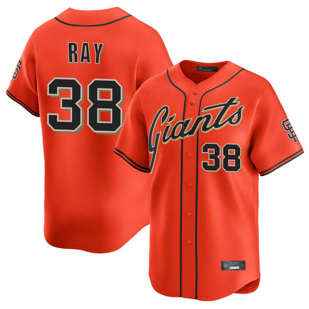 BIPIHUC SF.Giants #38 Robbie Ray Player Orange Home Limited Stitched Jerseys