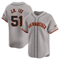 BIPIHUC SF.Giants #51 Jung Hoo Lee Player Gray Home Limited Stitched Jerseys