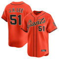 BIPIHUC SF.Giants #51 Jung Hoo Lee Player Orange Home Limited Stitched Jerseys