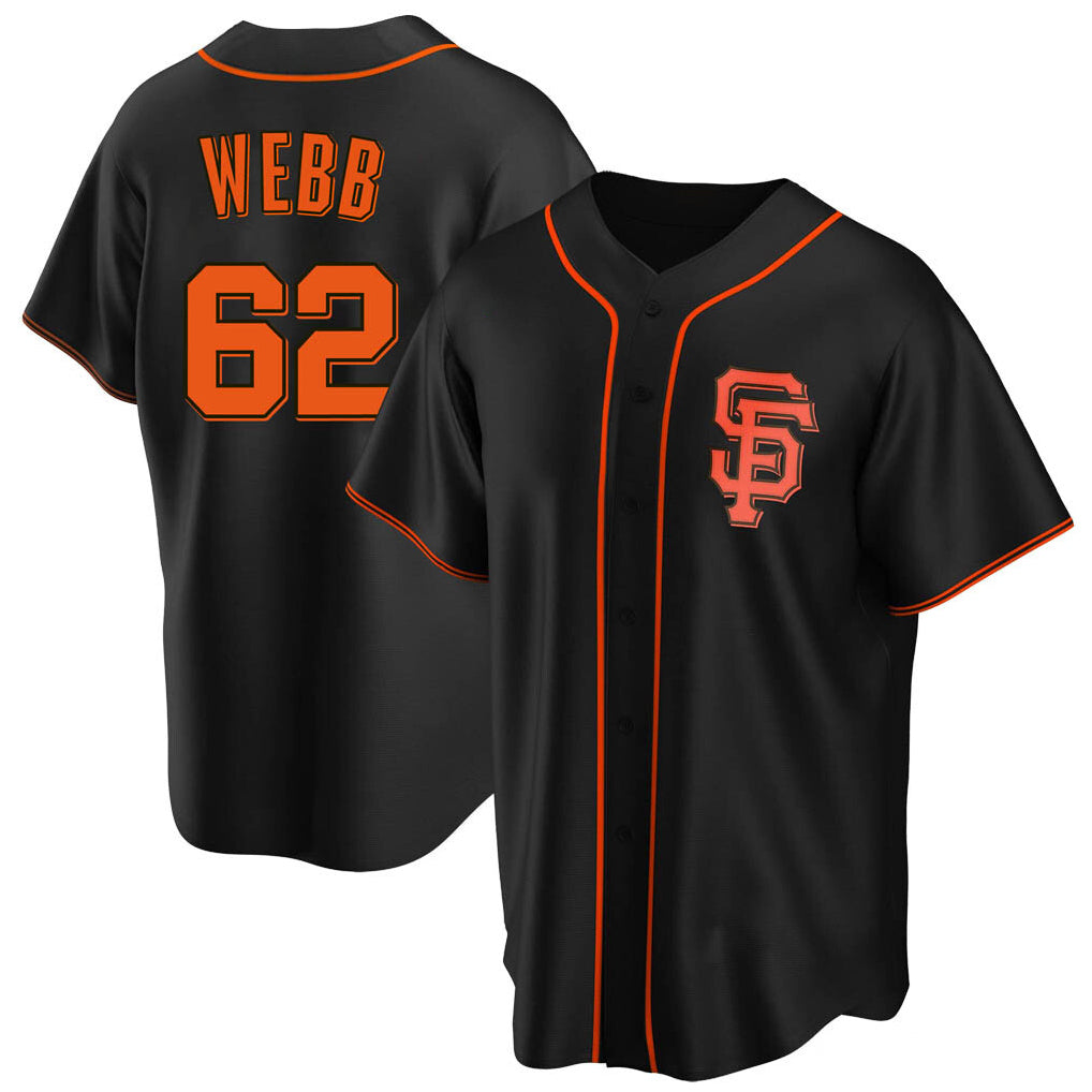 BIPIHUC SF.Giants #62 Logan Webb Player Black Home Game Stitched Jerseys