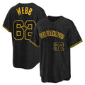 BIPIHUC SF.Giants #62 Logan Webb Player Black Snake Skin City Limited Stitched Jerseys