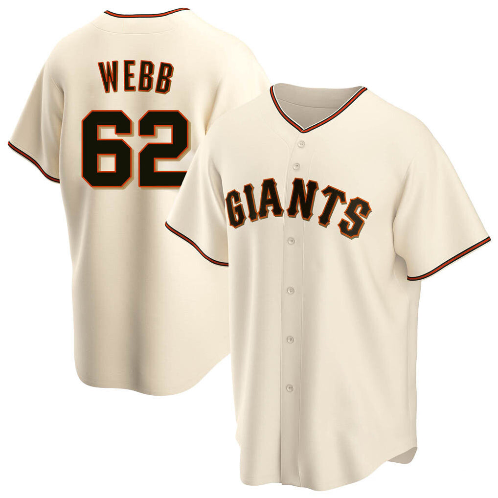 BIPIHUC SF.Giants #62 Logan Webb Player Cream Home Game Stitched Jerseys