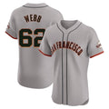 BIPIHUC SF.Giants #62 Logan Webb Player Gray Home Limited Elite Stitched Jerseys