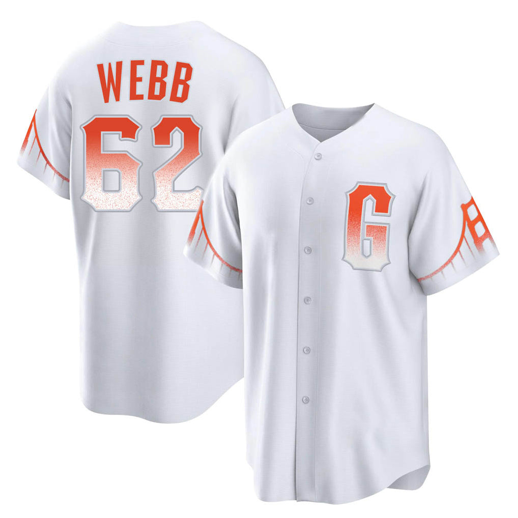 BIPIHUC SF.Giants #62 Logan Webb Player White City Connect Home Game Stitched Jerseys