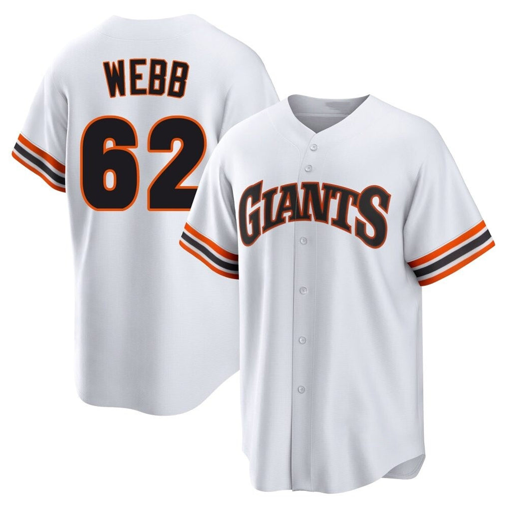 BIPIHUC SF.Giants #62 Logan Webb Player White Home Game Stitched Jerseys