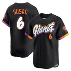 BIPIHUC SF.Giants #6 Daniel Susac Player Black 2025 City Connect Home Limited Stitched Jerseys