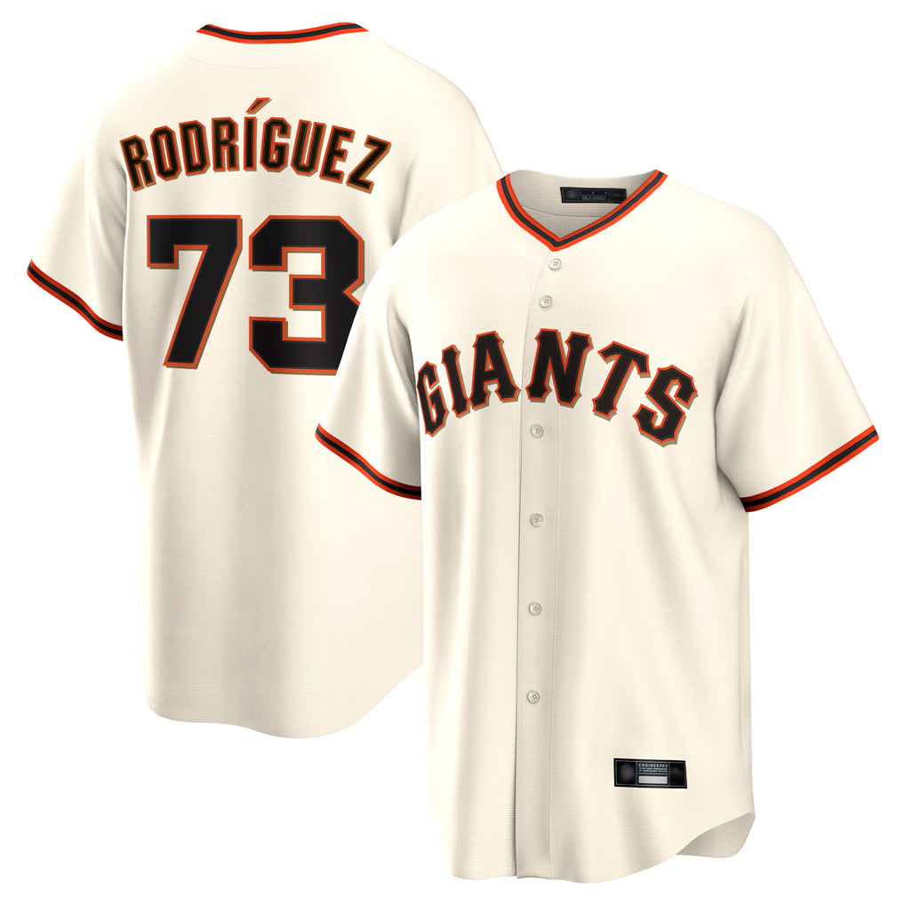 BIPIHUC SF.Giants #73 Randy Rodriguez Player Cream Home Game Stitched Jerseys