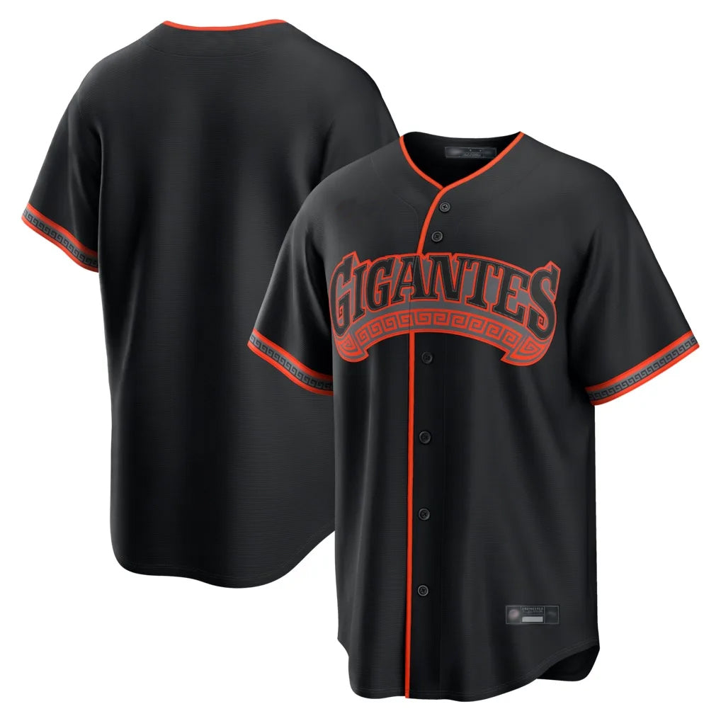 BIPIHUC SF.Giants Blank Player Black Alternate Limited Stitched Jerseys