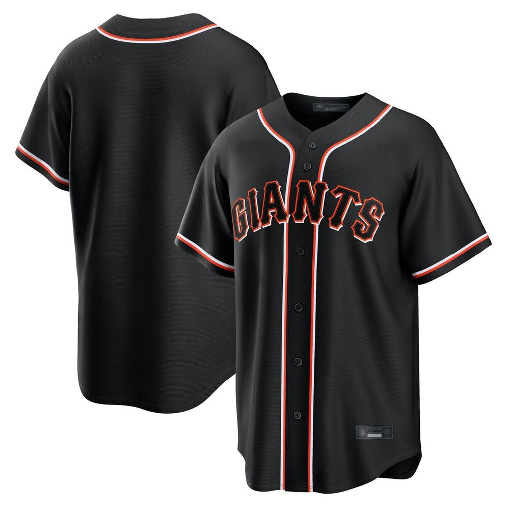 BIPIHUC SF.Giants Blank Player Black Fashion Home Game Stitched Jerseys