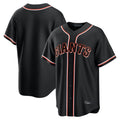 BIPIHUC SF.Giants Blank Player Black Fashion Home Game Stitched Jerseys