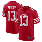 BIPIHUC SFr.49ers #13 Brock Purdy Player Scarlet Replica Game Stitched Jerseys