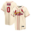 BIPIHUC St. Louis Cardinals #0 Masyn Winn Player Cream Home Game Stitched Jerseys
