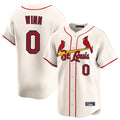 BIPIHUC St. Louis Cardinals #0 Masyn Winn Player Cream Home Limited Stitched Jerseys