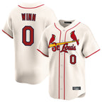 BIPIHUC St. Louis Cardinals #0 Masyn Winn Player Cream Home Limited Stitched Jerseys