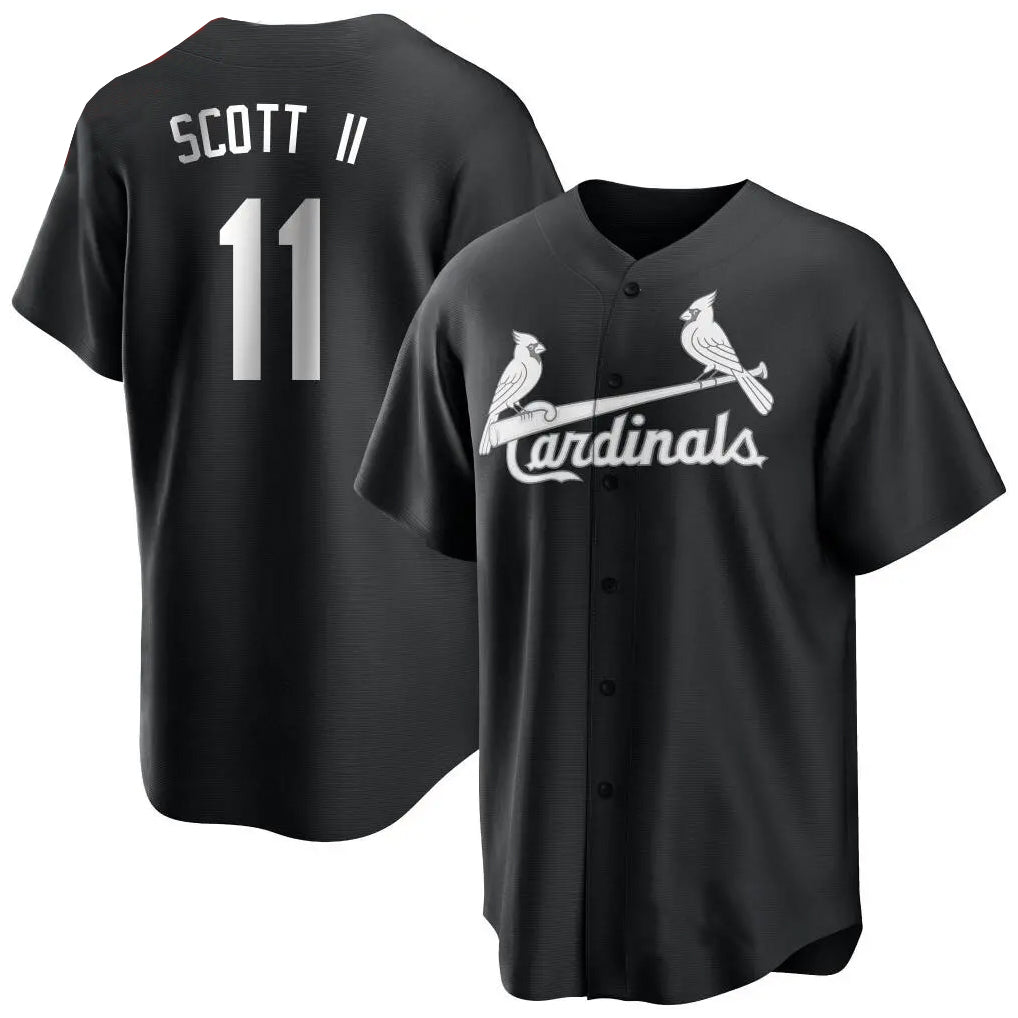 BIPIHUC St. Louis Cardinals #11 Victor Scott II Player Black City Connect Home Limited Stitched Jerseys