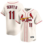 BIPIHUC St. Louis Cardinals #11 Victor Scott II Player Cream Home Limited Stitched Jerseys