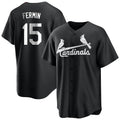 BIPIHUC St. Louis Cardinals #15 Jose Fermin Player Black City Connect Home Limited Stitched Jerseys