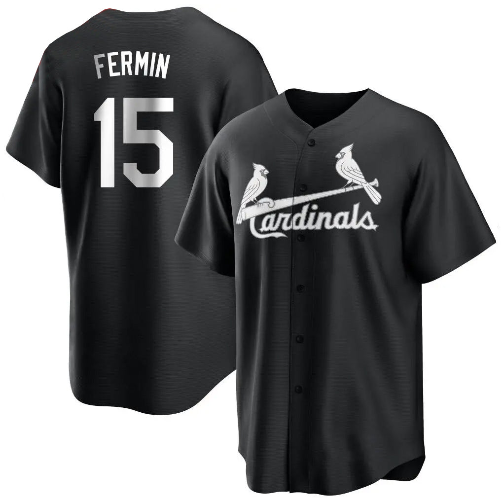 BIPIHUC St. Louis Cardinals #15 Jose Fermin Player Black City Connect Home Limited Stitched Jerseys