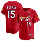 BIPIHUC St. Louis Cardinals #15 Jose Fermin Player Red City Connect Limited Stitched Jerseys
