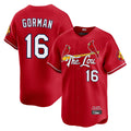 BIPIHUC St. Louis Cardinals #16 Nolan Gorman Player Red City Connect Limited Stitched Jerseys