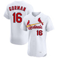 BIPIHUC St. Louis Cardinals #16 Nolan Gorman Player White Home Limited Elite Stitched Jerseys