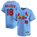 BIPIHUC St. Louis Cardinals #18 Jordan Walker Player Light Blue Home Limited Stitched Jerseys