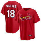 BIPIHUC St. Louis Cardinals #18 Jordan Walker Player Red Home Game Stitched Jerseys