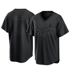 BIPIHUC St. Louis Cardinals #1 Ozzie Smith Player Black City Connect T-shirt Stitched Jerseys