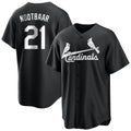 BIPIHUC St. Louis Cardinals #21 Lars Nootbaar Player Black City Connect Home Limited Stitched Jerseys