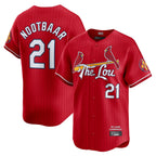 BIPIHUC St. Louis Cardinals #21 Lars Nootbaar Player Red City Connect Limited Stitched Jerseys